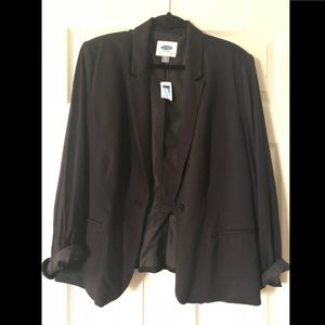 NWT Black Old Navy Crop Knit Blazer